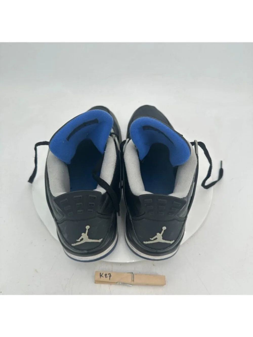 Nike Air Jordan 4 Retro Motorsports Alternate Men Size 11 308497-006 Black Shoes